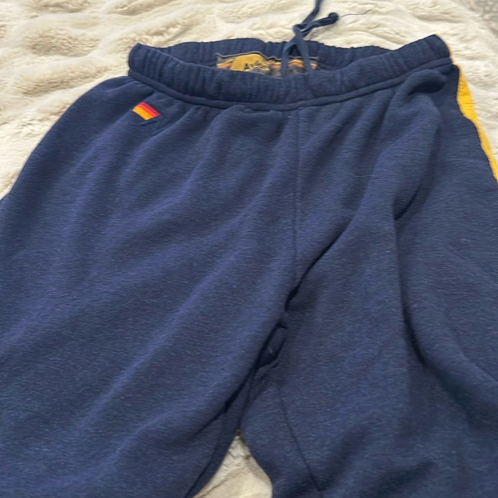 Aviator Nation size small sweatpant 5 stripe